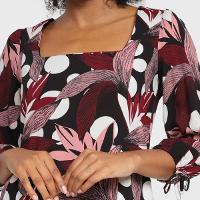 Vestido Curto The Style Box Manga Longa Babados - 3