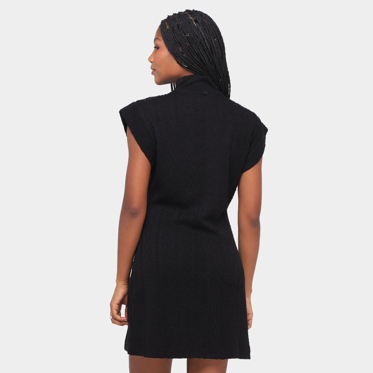 Vestido Curto Morena Rosa Gola Alta Feminino - 2