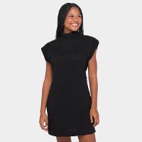 Vestido Curto Morena Rosa Gola Alta Feminino - 1