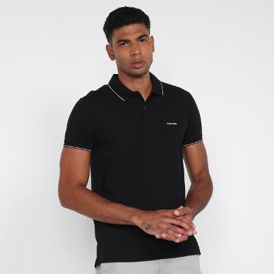 Camisa Polo Slim Calvin Klein Masculina
