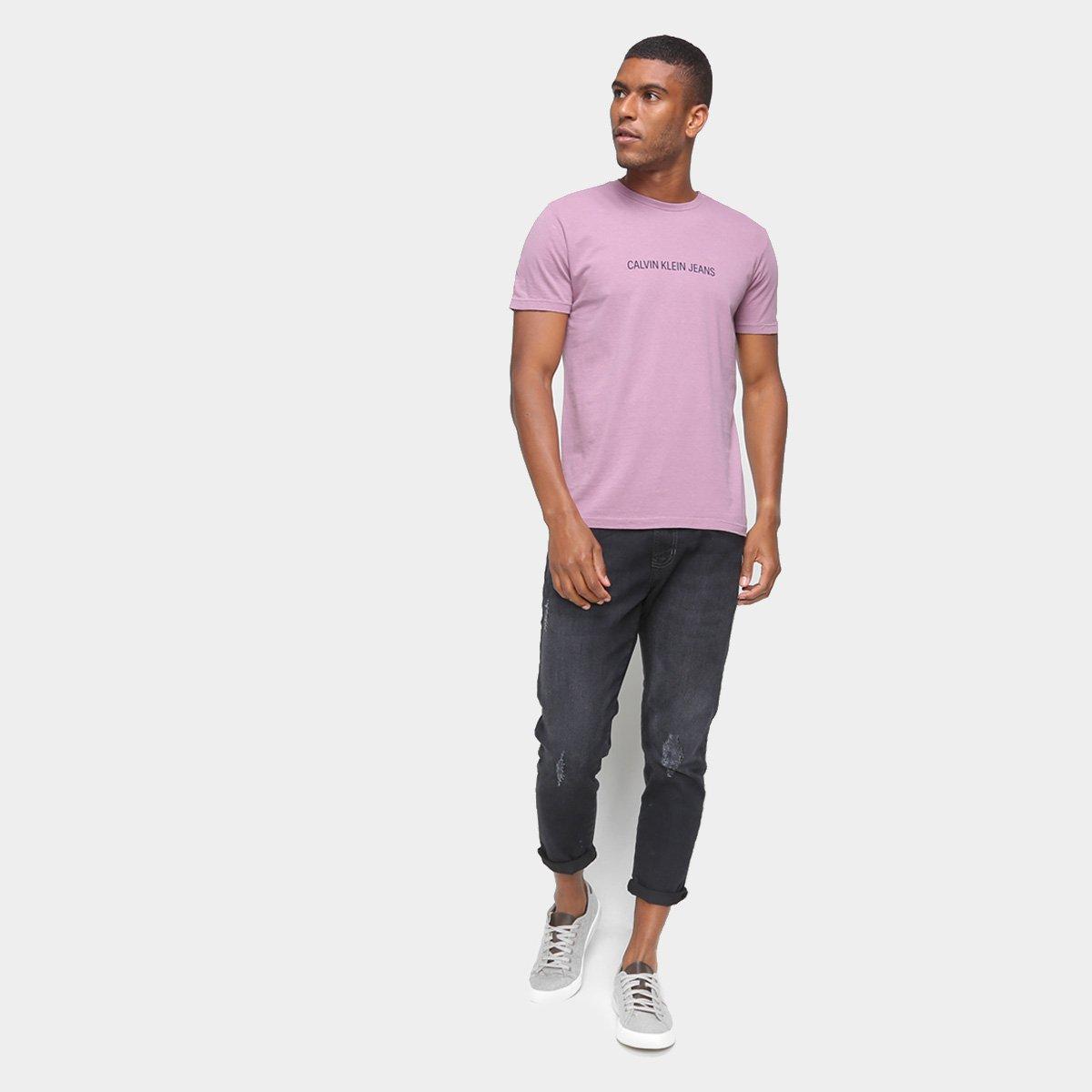Camiseta Calvin Klein Jeans Logo Masculina - 4