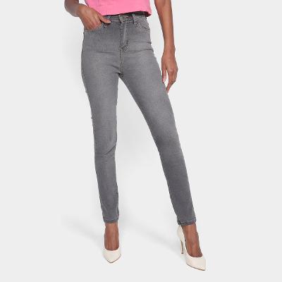 Calça Jeans Skinny Polo Wear Cintura Alta Feminina