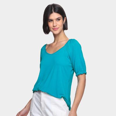 Blusa Naif Ombro a Ombro Feminina