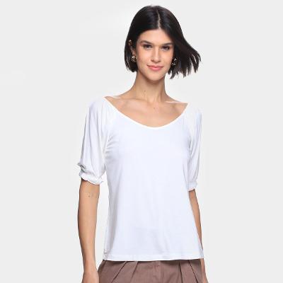 Blusa Naif Ombro a Ombro Feminina