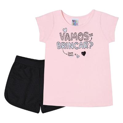 Conjunto Infantil Pulla Bulla Estampado Feminina