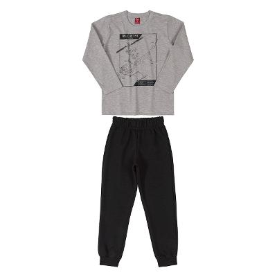 Conjunto Moletom Bee Loop Infantil Helicopter Masculino