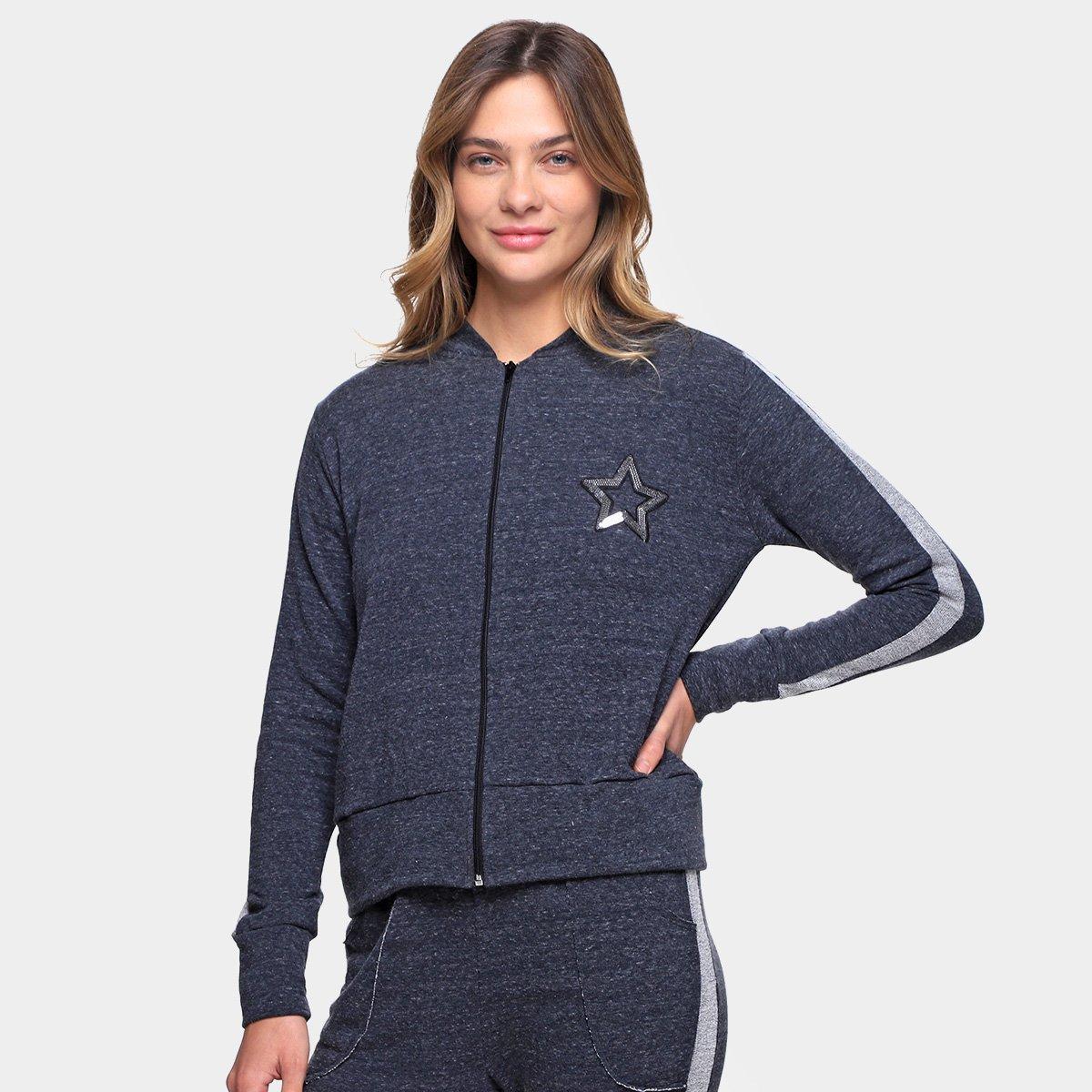 Conjunto Longo Aura Zíper Estrela Feminino - 4