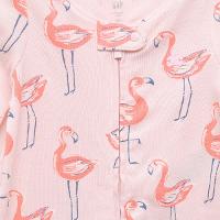 Macacão Bebê GAP Longo Flamingo Feminino - 3