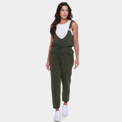 Macacão Longo Cambos Liso Feminino