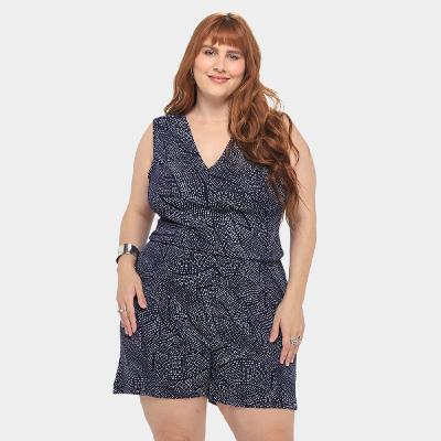 Macacão Maelle Plus Size feminino
