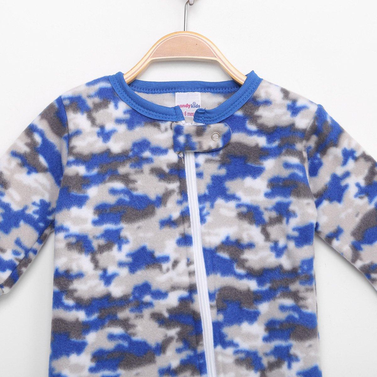 Macacão Pijama Bebê Candy Kids Soft Fleece Masculino - 2