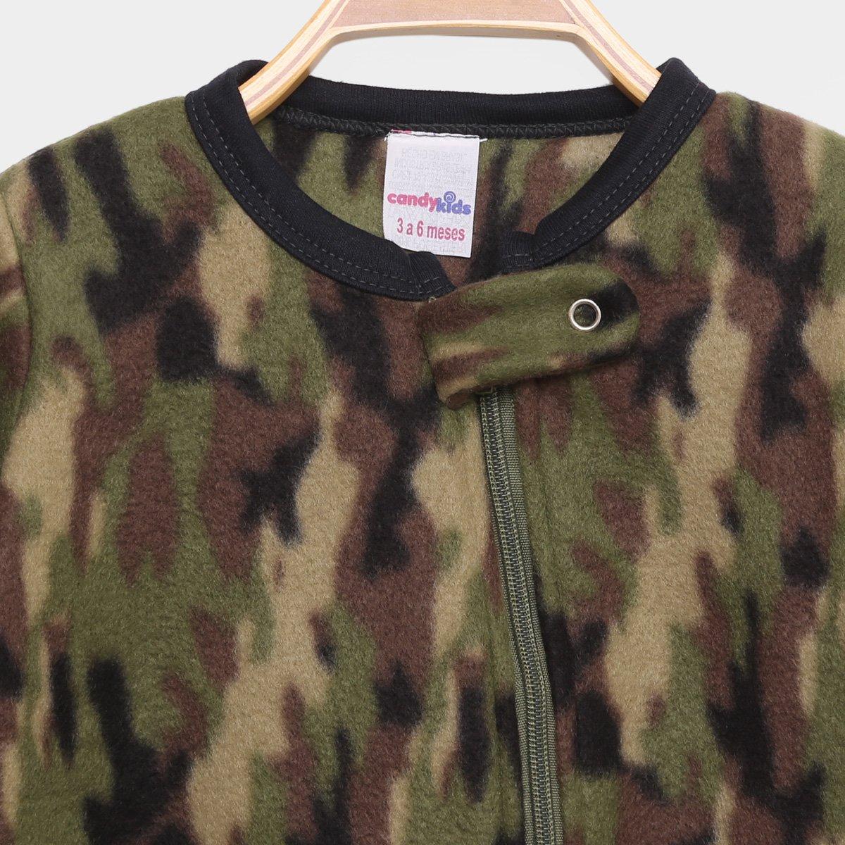 Macacão Pijama Bebê Candy Kids Soft Fleece Masculino - 2