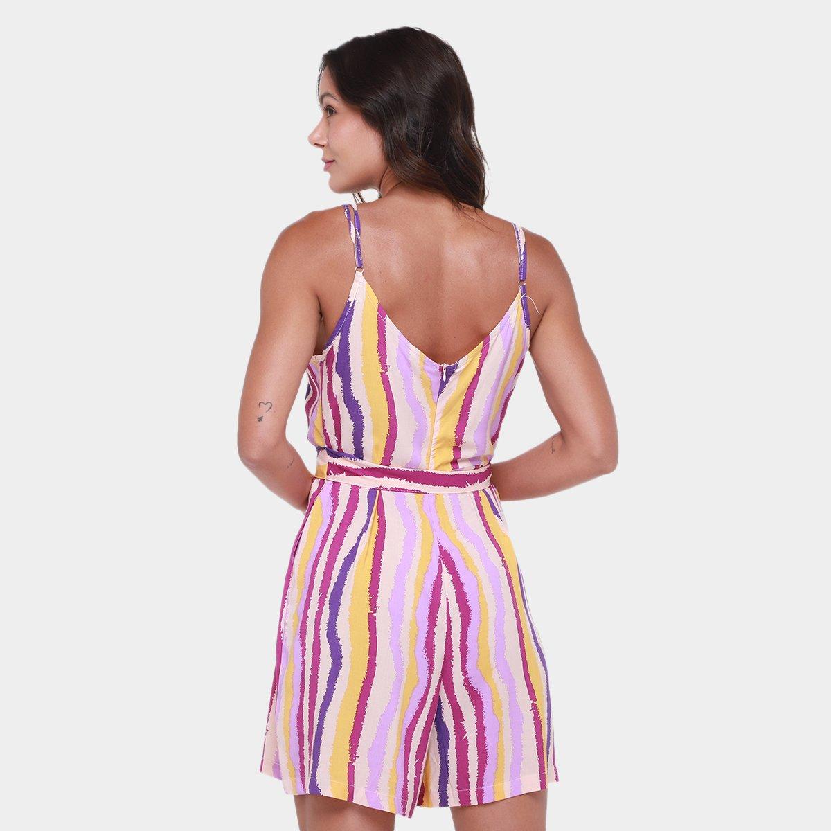 Macacão The Style Box Transpasse Feminino - 2