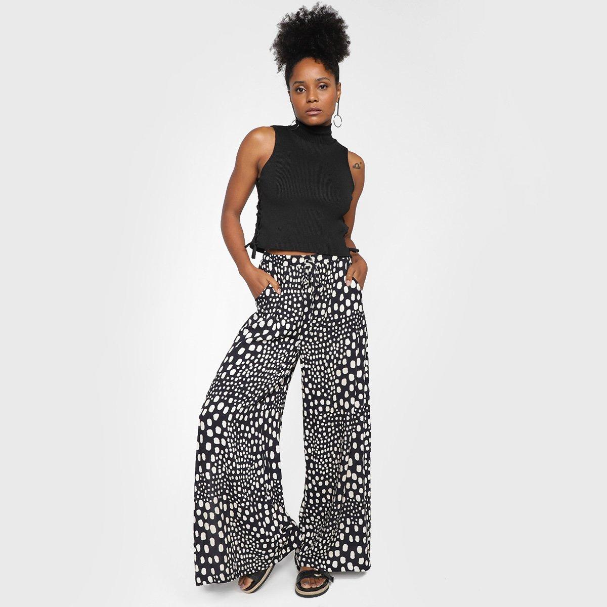 Top Cropped Tricô Mercatto Canelada Feminina - 4