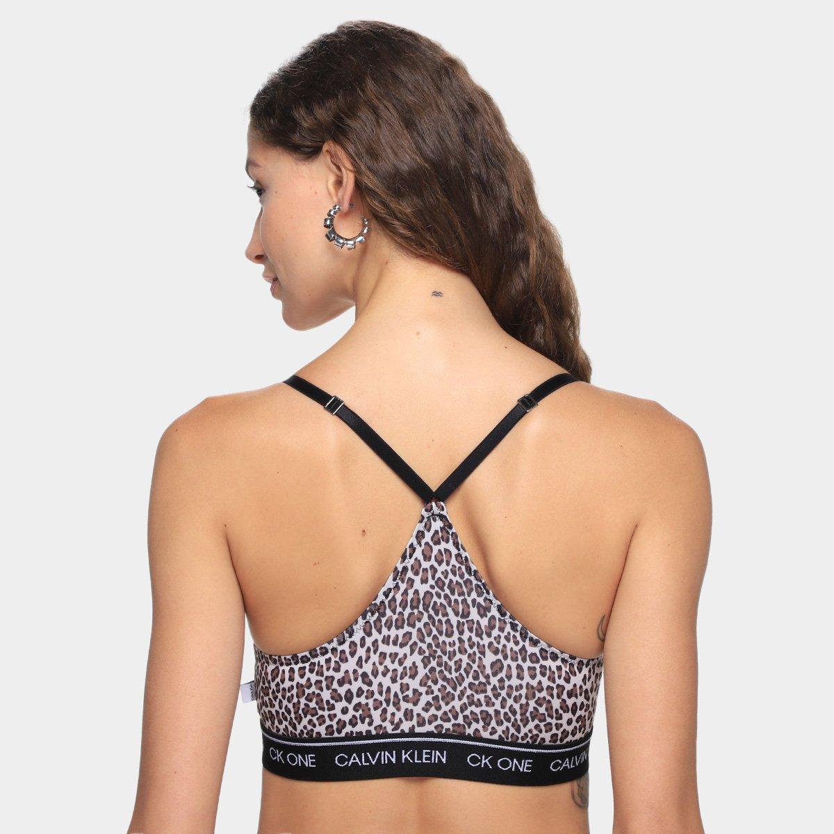 Top Calvin Klein Animal Print Zebra Alças Finas - 2