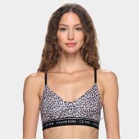 Top Calvin Klein Animal Print Zebra Alças Finas - 1