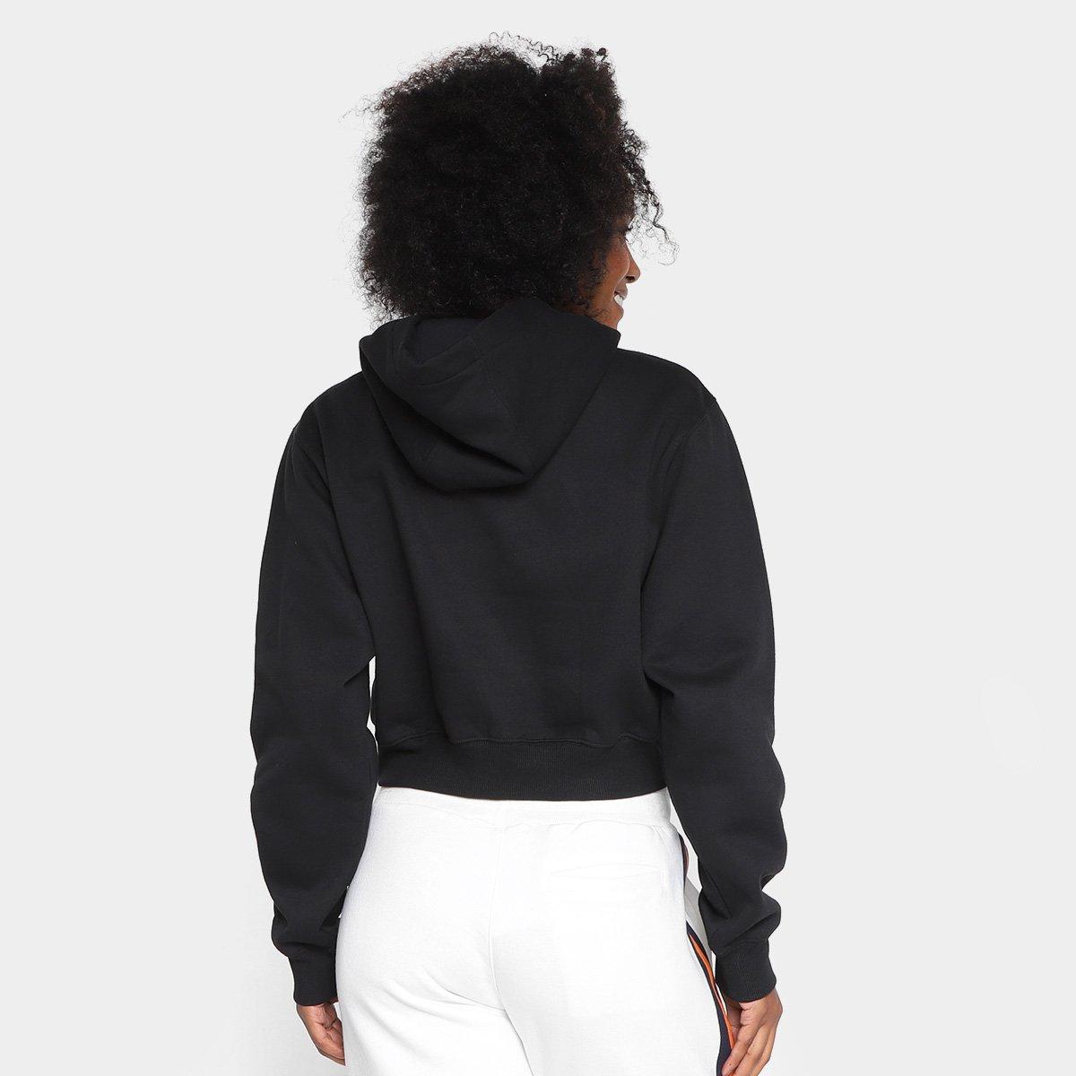 Blusa Moletom Cropped Ellesse Com Capuz Feminina - 2