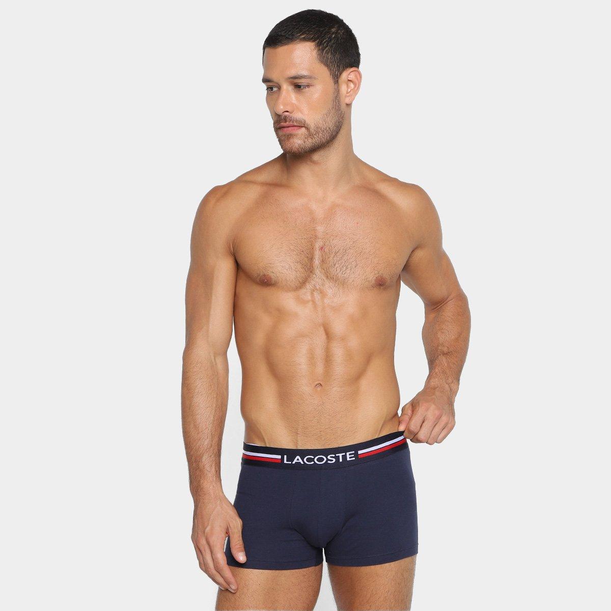 Kit Cuecas Boxer Lacoste Básicas 3 Peças - 2