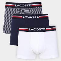 Kit Cuecas Boxer Lacoste Básicas 3 Peças - 1