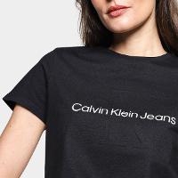 Camiseta Calvin Klein Logo Embossed Feminina - 3