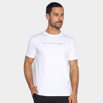 Camiseta Manga Curta Calvin Klein Casual Masculina