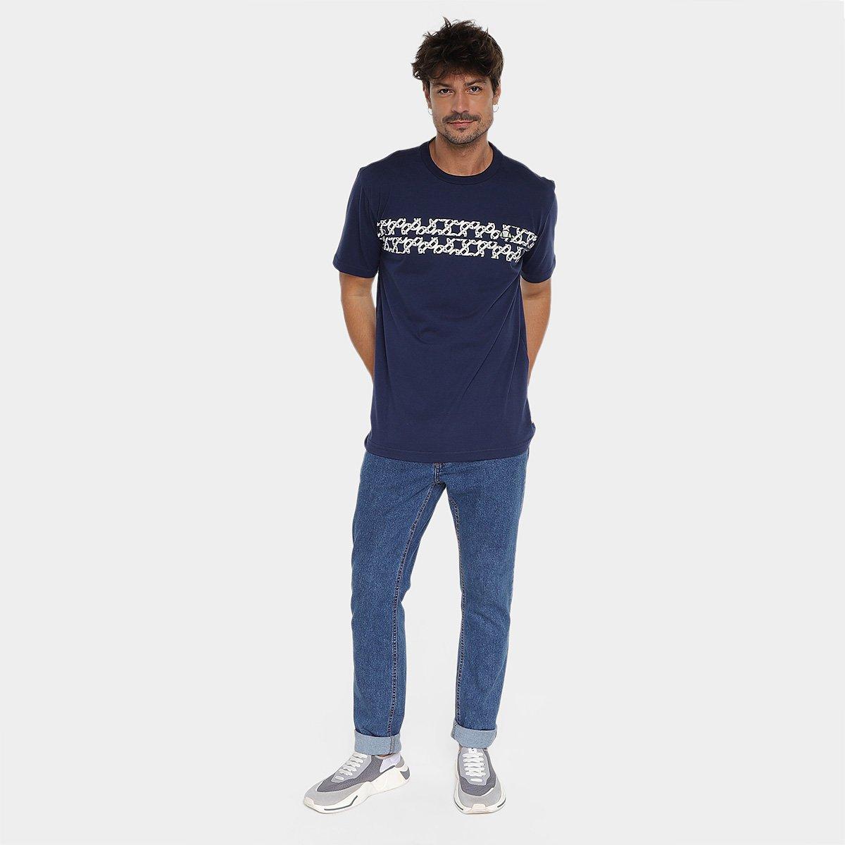 Camiseta Ellesse Estampada + Logo Bordado Masculina - 4