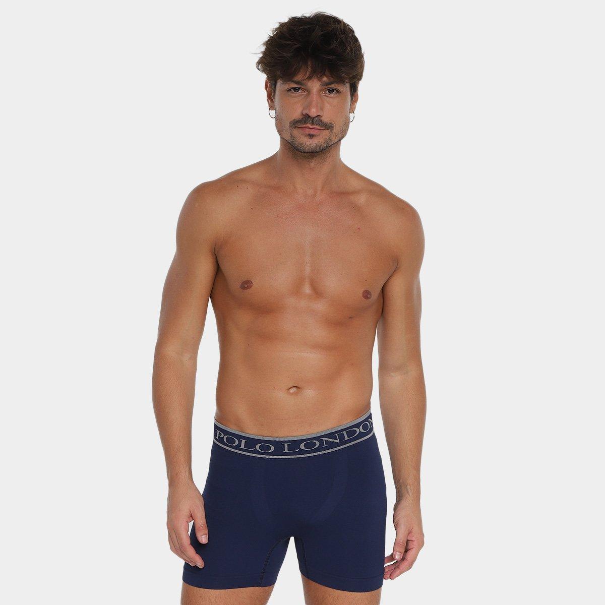 Kit Cueca Boxer Polo London Club Microfibra 10 Peças - 5