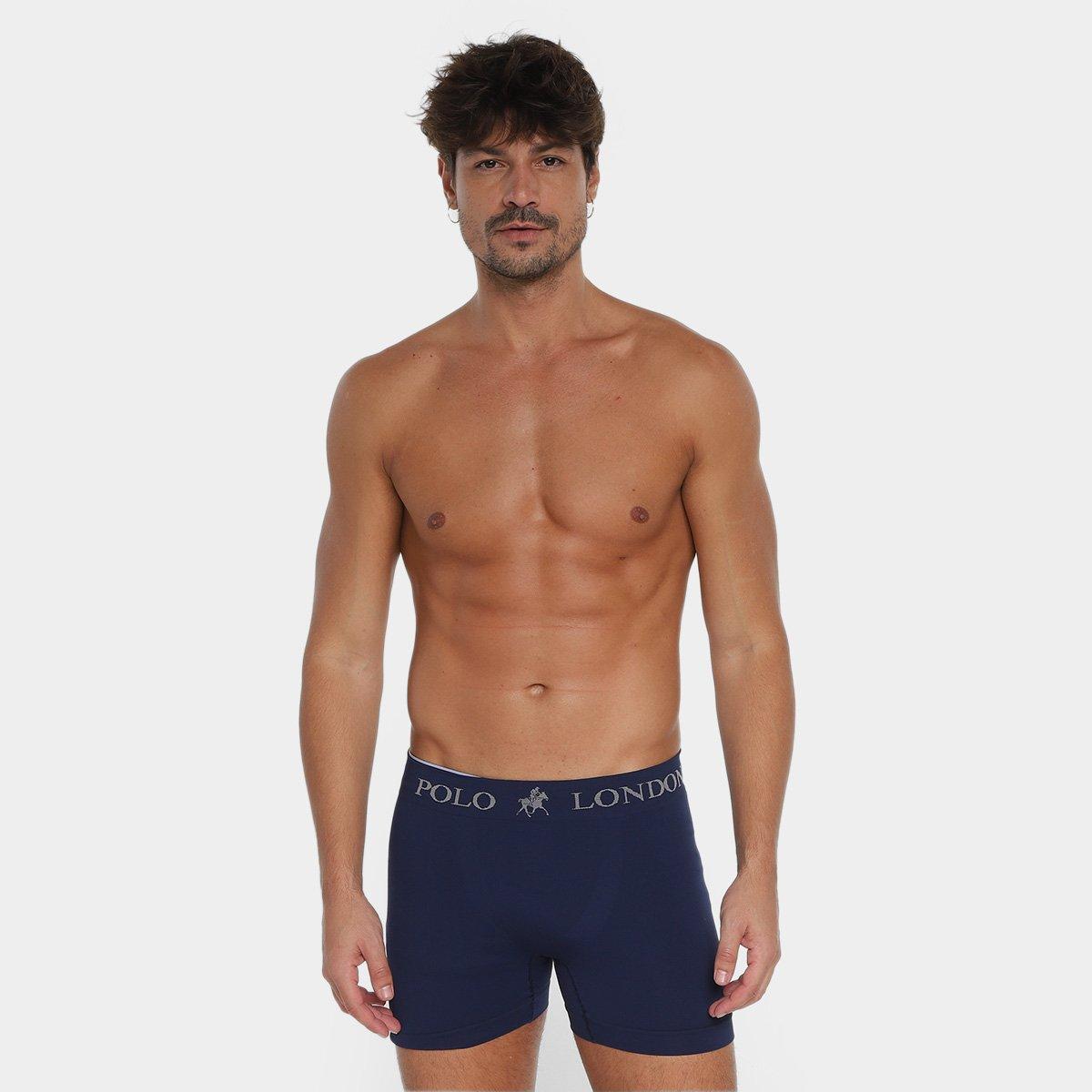 Kit Cueca Boxer Polo London Club Microfibra 10 Peças - 5