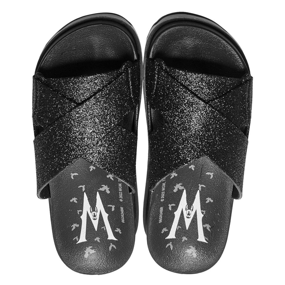 Chinelo Infantil Grendene Kids Wandinha Dark Shine Menina - 1
