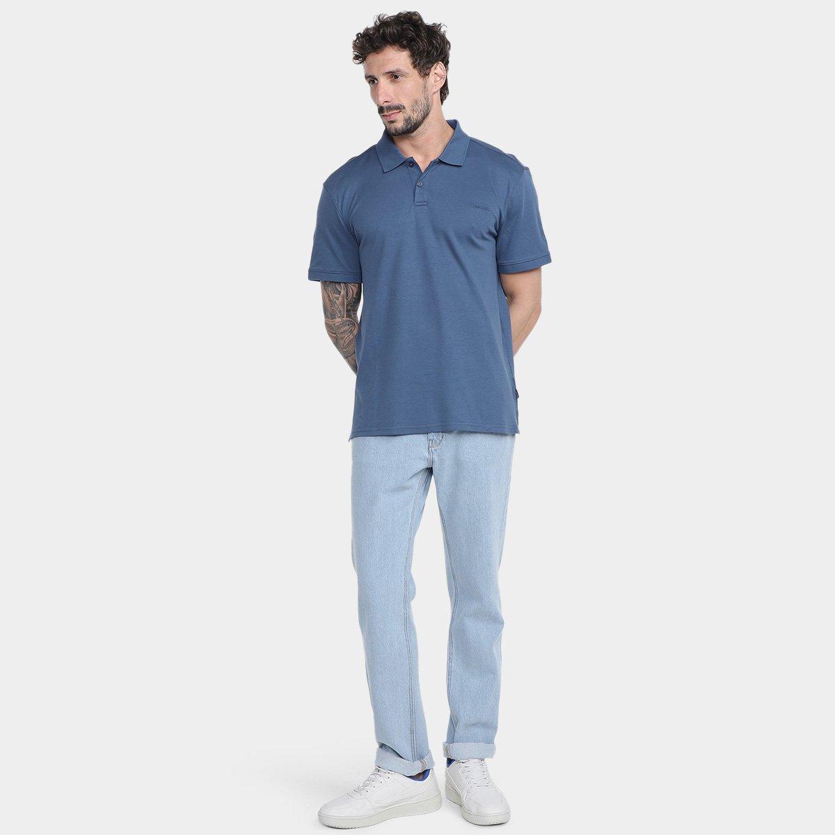 Camisa Polo Calvin Klein Interlock Liquid Touch Masculina - 4