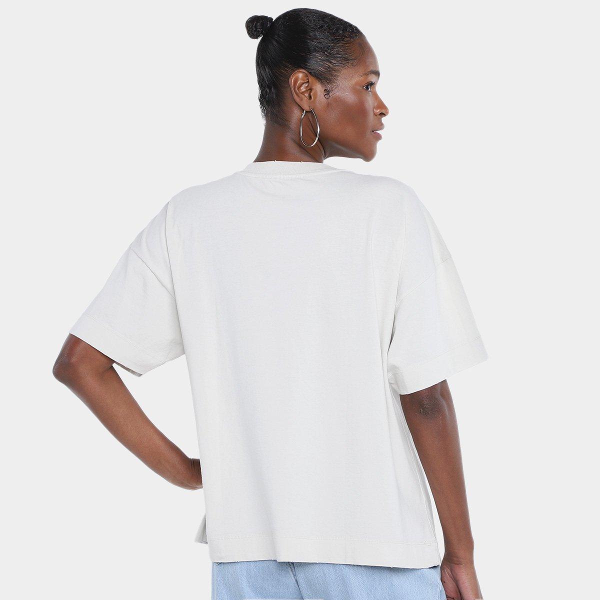 Camiseta Ellus Oversized Gothic Hotfix Feminina - 2