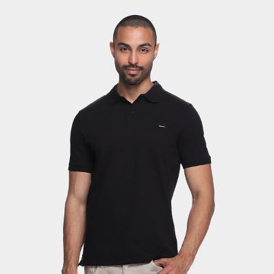 Camisa Polo Calvin Klein Slim Em Piquet Masculina