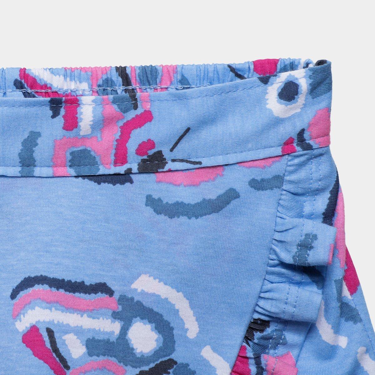 Conjunto Curto Infantil Kyly Estampado Menina - 3