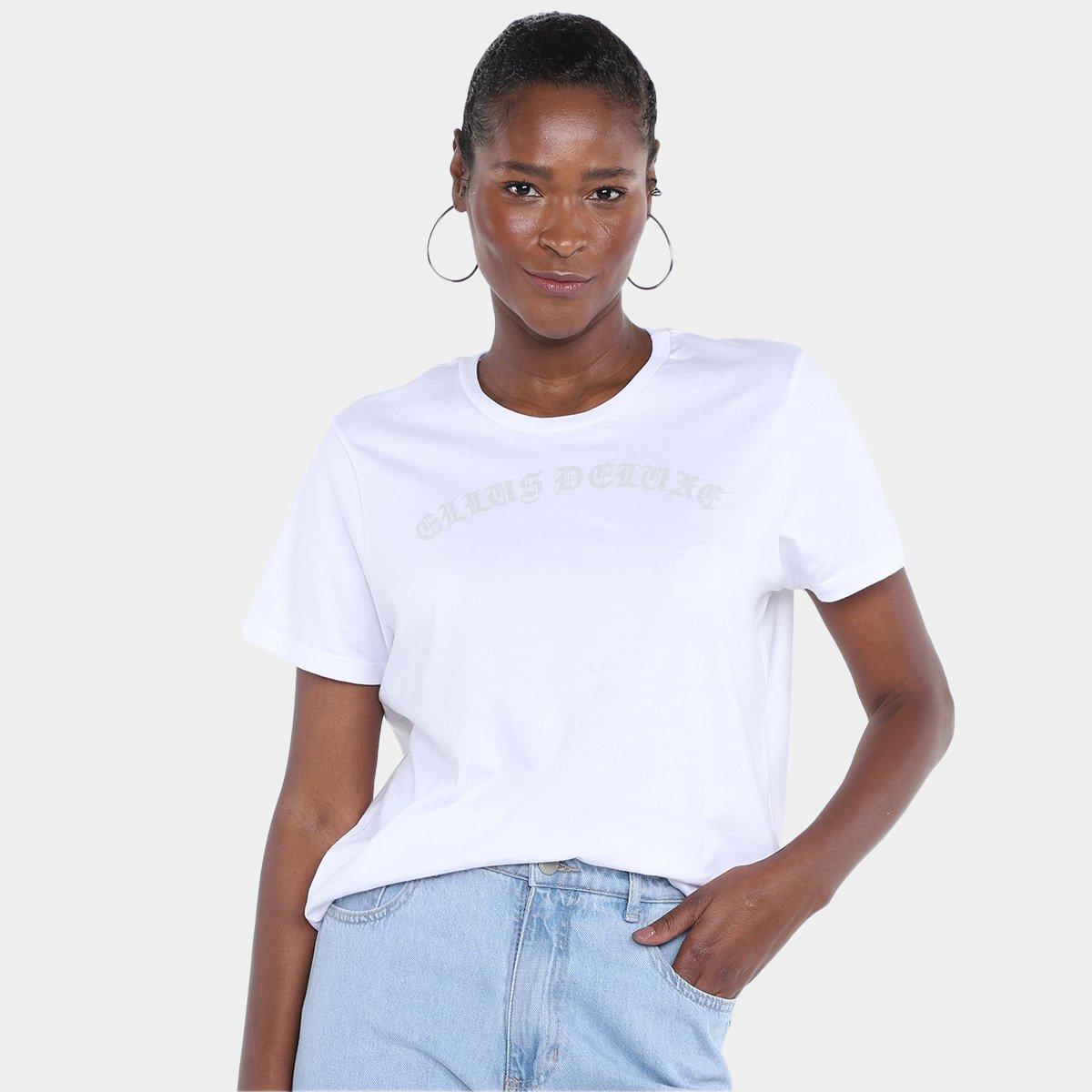 Camiseta Ellus Deluxe Hong Kong Gothic Feminina - 1