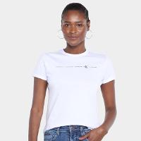 Camiseta Calvin Klein Logo Feminina - 1