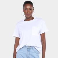 Camiseta Cropped Ellus Pocket Hotfix Feminina - 1