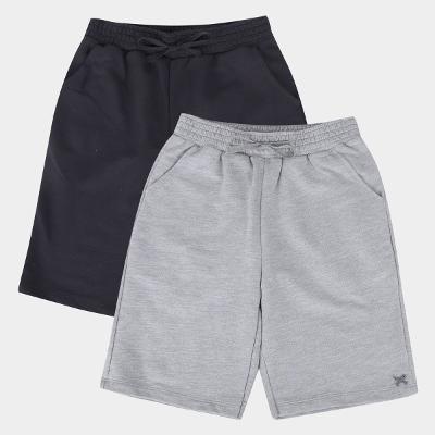 Kit Bermuda Moletom Infantil Hering 2 Peças Menino