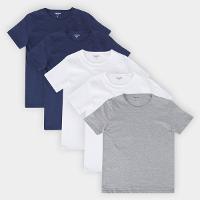 Kit Camiseta Infantil Hering 5 Peças - 1