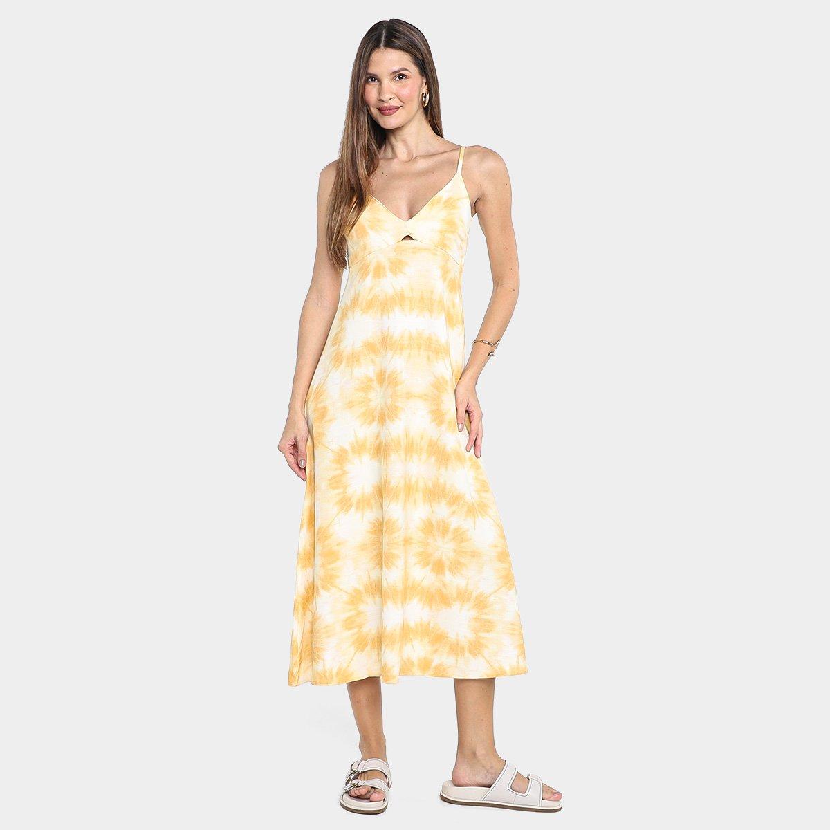 Vestido Midi Hering Tie Dye - 1