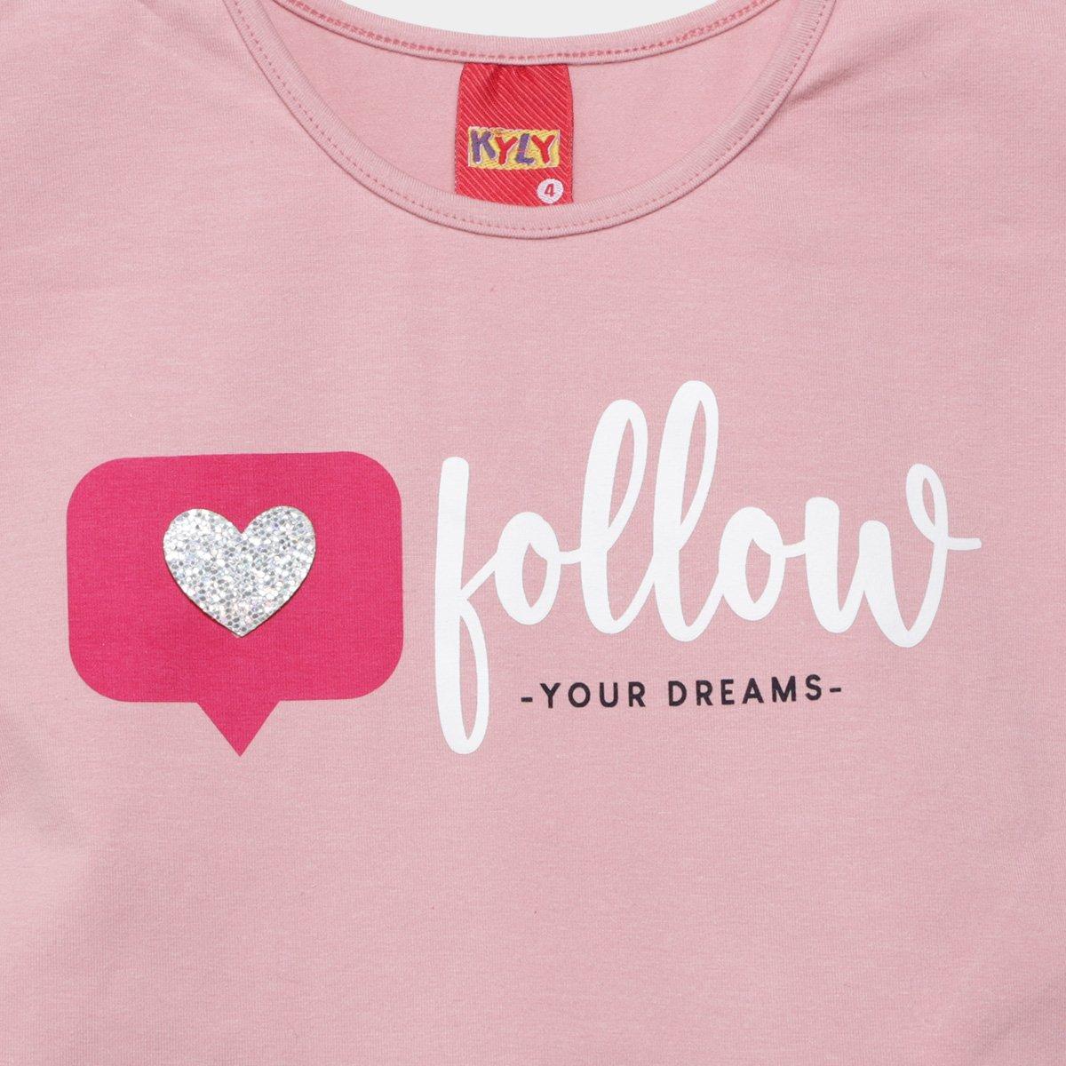 Conjunto Curto Infantil Kyly Estampado Menina - 2