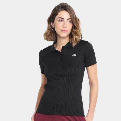 Camisa Polo Lacoste Slim Casual Feminina