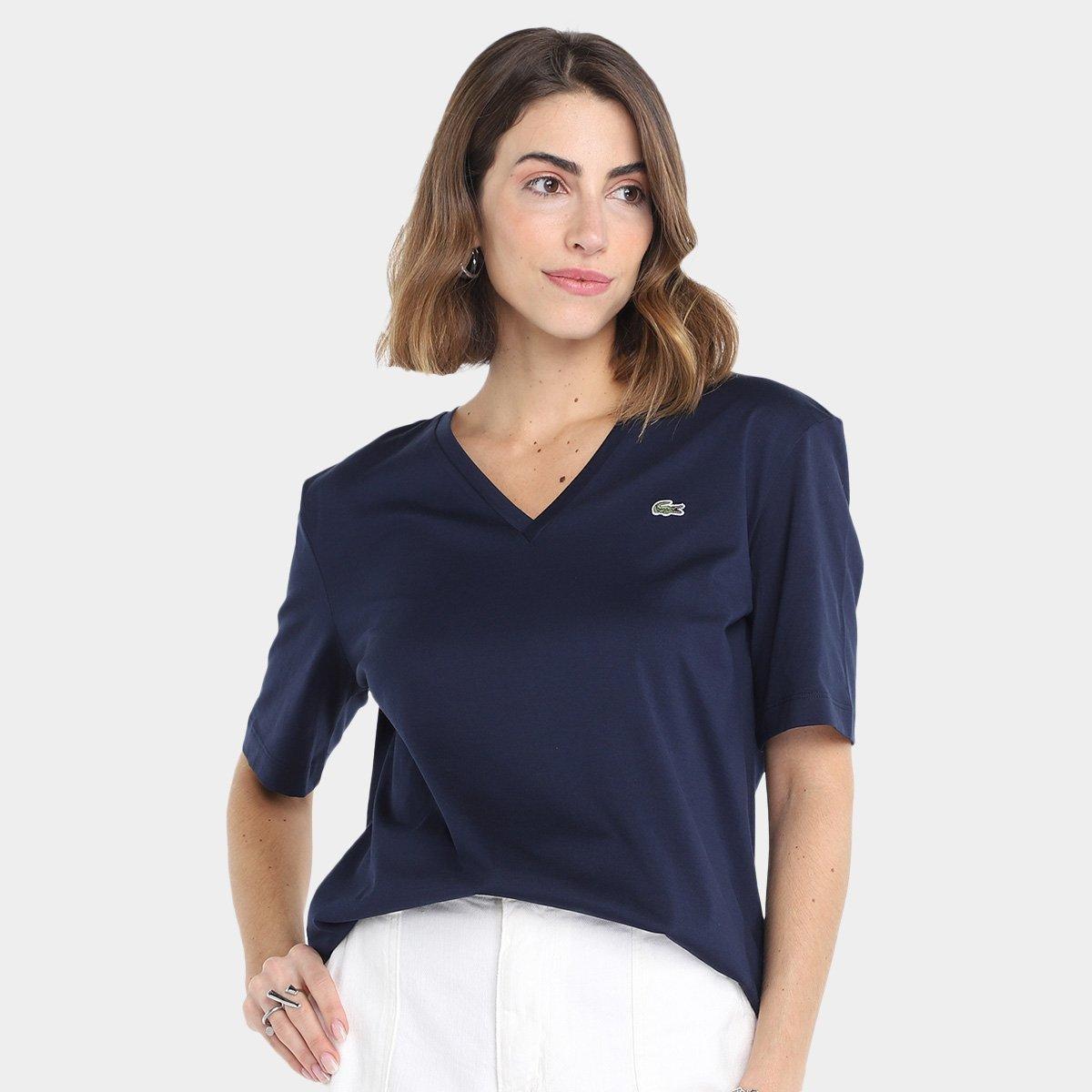 Camiseta Lacoste Casual Feminina - 1