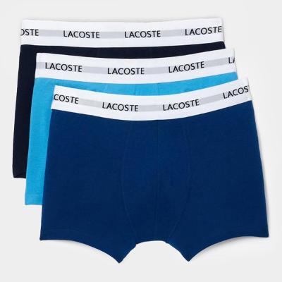 Kit Cueca Boxer Lacoste Masculina - 3 Peças