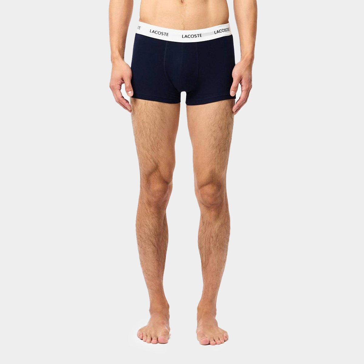 Kit Cueca Boxer Lacoste Masculina - 3 Peças - 5