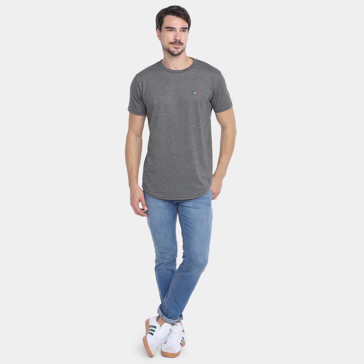 Kit Camiseta Industrie Itália Alongada Masculina - 2 Peças - 6