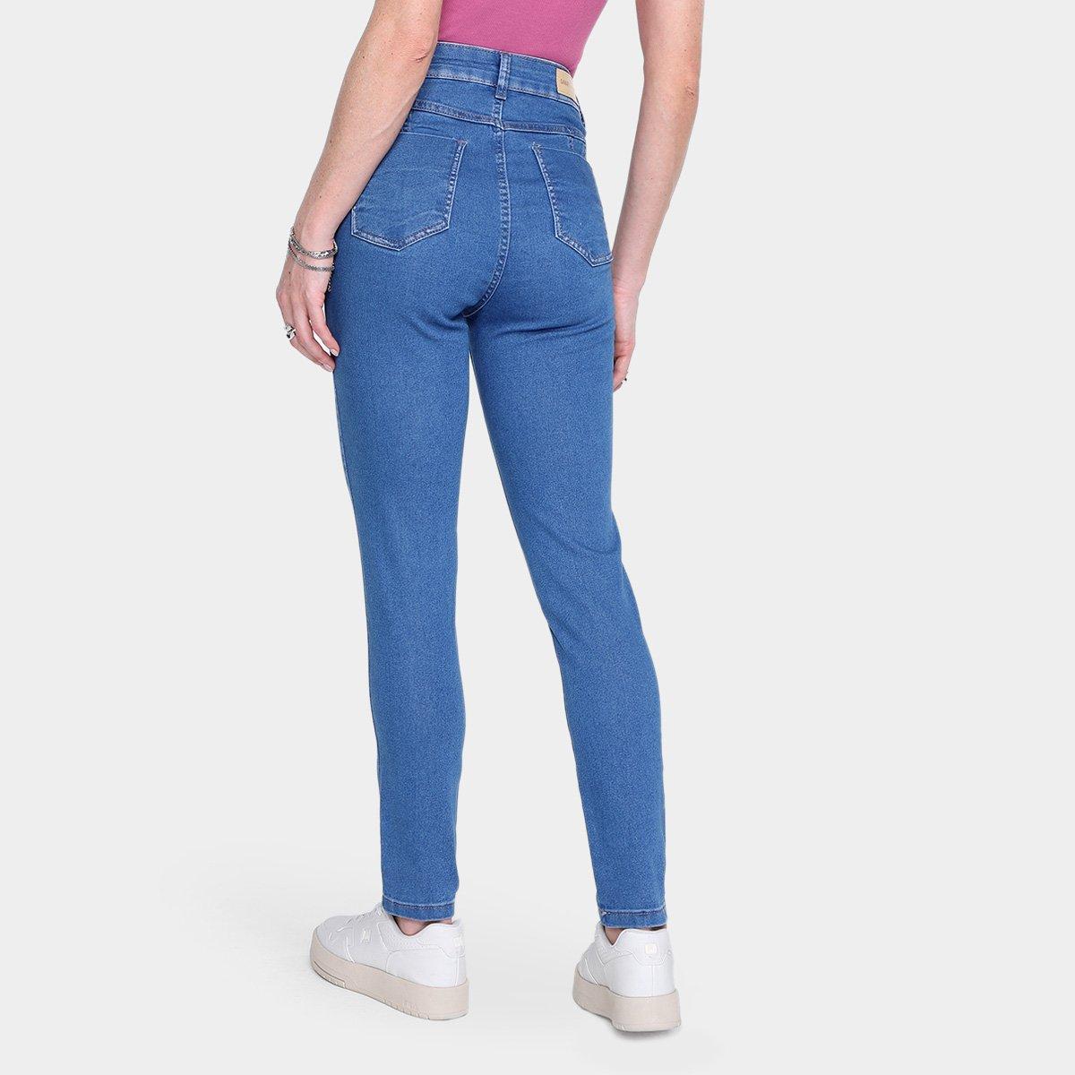 Calça Jeans Skinny Sawary Cintura Alta Feminina - 2