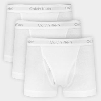 Kit Cueca Boxe Calvin Klein Trunk Masculina -  3 Peças