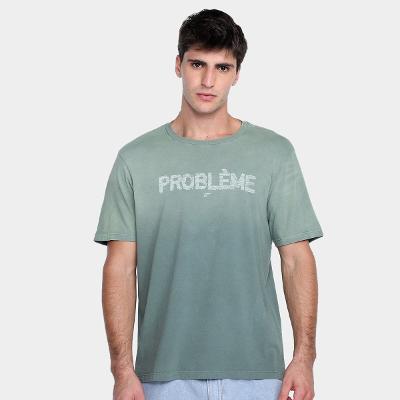 Camiseta Ellus Cotton Spray Probleme Classic Masculina