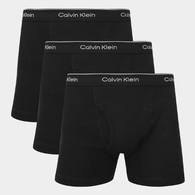 Kit Cueca Boxer Calvin Klein Brief Masculina -  3 Peças