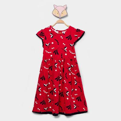 Vestido Infantil Kyly Floral Menina